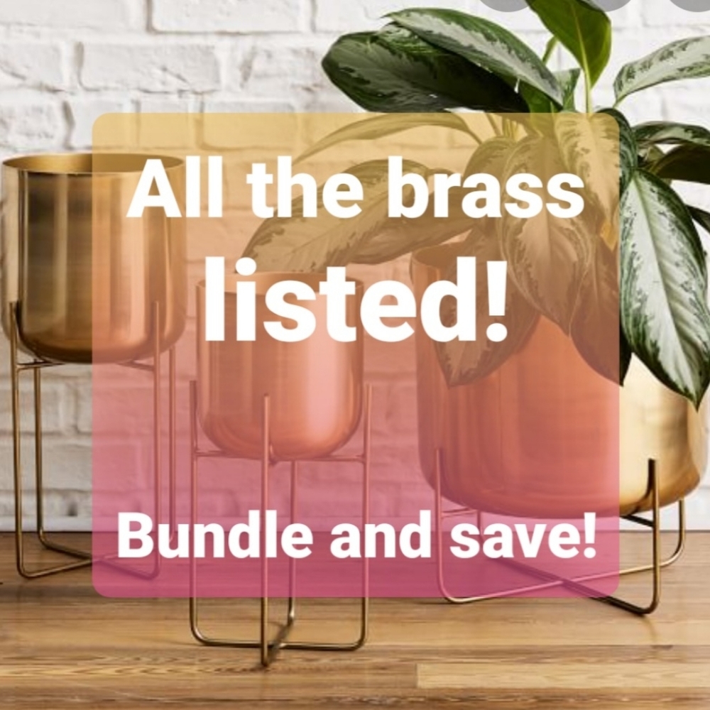 All the brass!